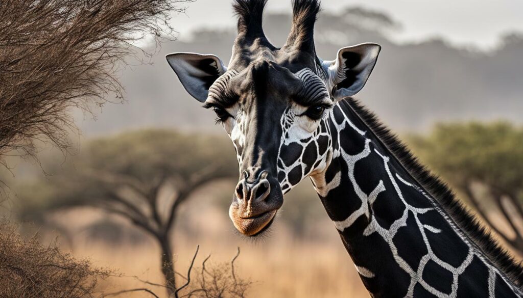black-giraffe-fact-image
