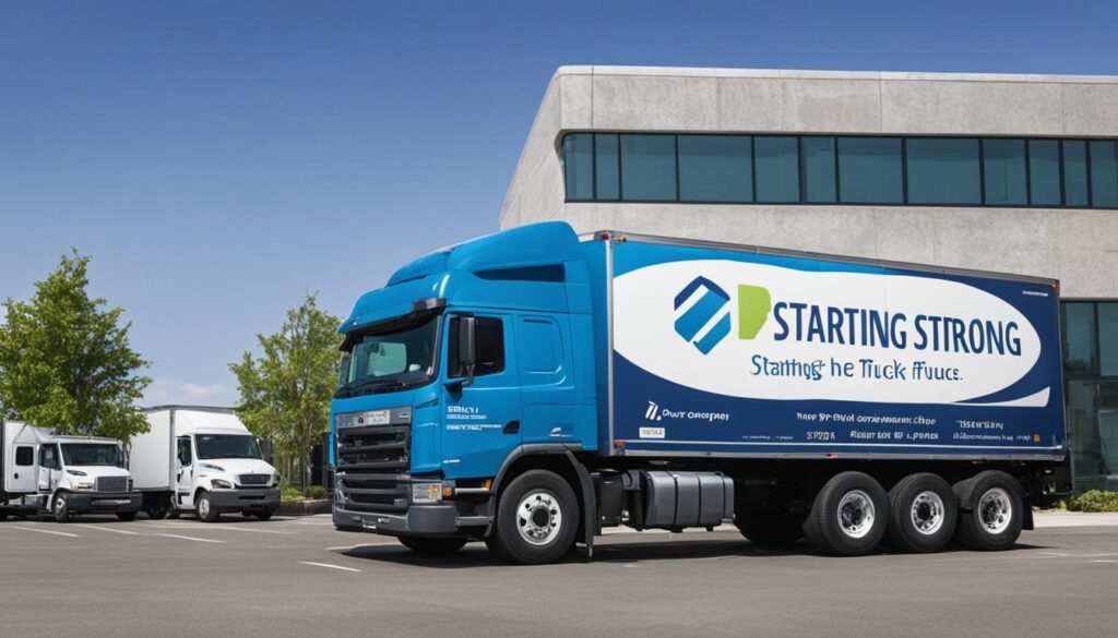 starting a small trucking company with one truck